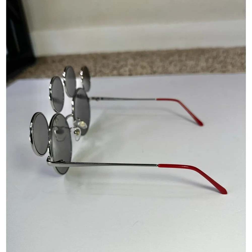 Tokyo Disney Resort Sunglasses Mickey Mouse Silver Red Mirror Japan Limited